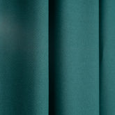LUNVA Custom Blackout Curtains with Linen-Look Texture – Turquoise